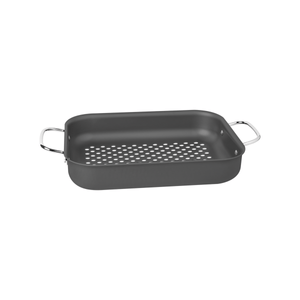 Parrilla Rectangular Tramontina Churrasco en Aluminio Anodizado 28 cm