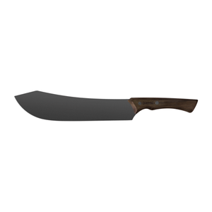 Cuchillo para Carne Tramontina Churrasco Black con Lámina de Acero Inoxidable Oscurecido y Mango de Madera 10"