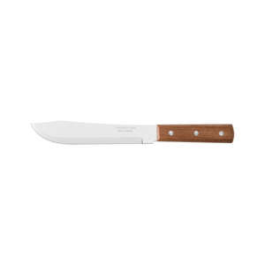 Cuchillo para Cocina Tramontina Dynamic con Lámina de Acero Inoxidable y Mango de Madera Natural 7"