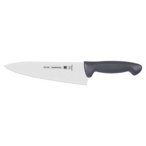 Cuchillo para Carne Tramontina Profesional con Lámina de Acero Inoxidable y Mango de Polipropileno Gris de 8"