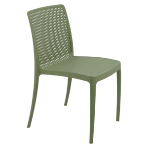 Silla Tramontina Isabelle Eco en Polipropileno Océano +Clean Verde Oliva