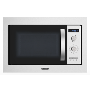 Microondas de Empotrar Tramontina en Acero Inoxidable Cook 60 25 L con Acabado Satinado 8 Funciones