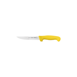 Cuchillo para Deshuesar Tramontina Profesional con Lámina en Acero Inoxidable y Mango en Polipropileno Amarillo 6"