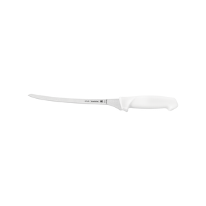 Cuchillo para Filetear Tramontina Profesional con Lámina en Acero Inoxidable y Mango de Polipropileno Blanco 8"