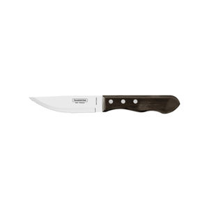 Cuchillo para Asado Jumbo Tramontina con Lámina de Acero Inoxidable y Mango de Madera Tratada Polywood Castaño 5"