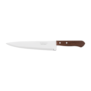 Cuchillo para Pescado y Cocina Tramontina Dynamic con Lámina de Acero Inoxidable y Mango de Madera Natural 9"