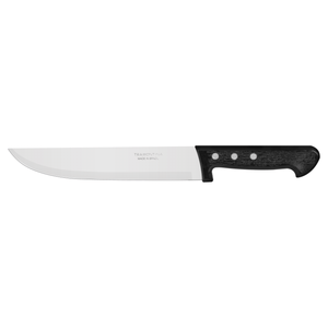 Cuchillo para Cocina Tramontina Plenus con Lámina en Acero Inoxidable y Mango de Polipropileno Negro 8"