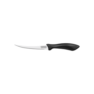 Cuchillo para Tomates Tramontina Affilata con Lámina de Acero Inoxidable y Mango de Polipropileno Negro 5"