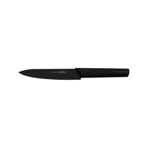 Cuchillo Utility Tramontina Nygma con Lámina de Acero Inoxidable y Mango de Polipropileno Texturizado Negro 6"