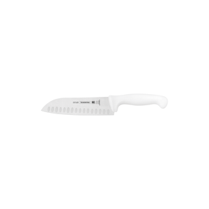 Cuchillo para Rebanar y Picar Tramontina Profesional con Lámina en Acero Inoxidable y Mango de Polipropileno Blanco 7"