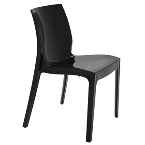 Silla Tramontina Alice Brilho Summa en Polipropileno Negro