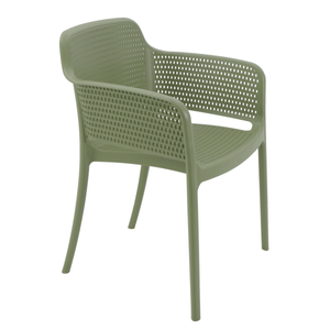 Silla Tramontina Gabriela Eco en Polipropileno Océano +Clean Verde Oliva