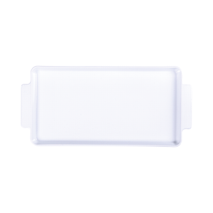 Bandeja Rectangular Tramontina Maria Augusta en Porcelana 28x15 cm