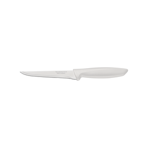 Cuchillo para Deshuesar Tramontina Plenus con Lámina en Acero Inoxidable y Mango de Polipropileno Off White 5"