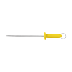 Afilador Estriado e Imantado Tramontina Profesional con Eje en Acero Carbono y Mango de Polipropileno Amarillo 12"