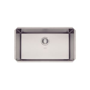 Cubeta Tramontina Design Collection Quadrum 70 Undermount de acero inoxidable con acabado satinado 70x40 cm