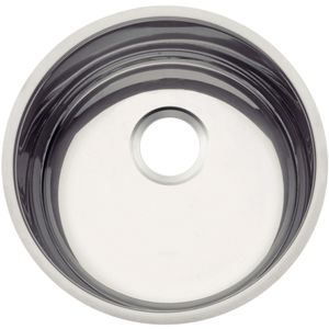 Cubeta Bajo poner Tramontina Luna 38 BL en acero inoxidable pulido Ø38 cm