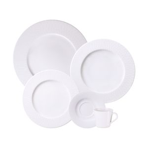 Vajilla Tramontina Santorini en Porcelana Decorada 20 Piezas