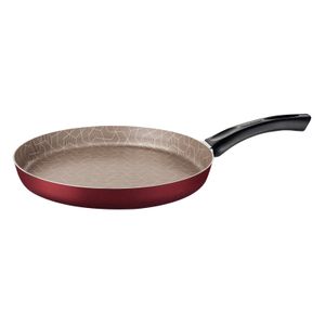 Panquequera Tramontina Paris en Aluminio con Revestimiento Interno y Externo con Antiadherente Starflon Max Rojo de 28 cm 1,8 L