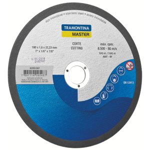 Disco de corte Fino para aceros inoxidables 7" Tramontina MASTER