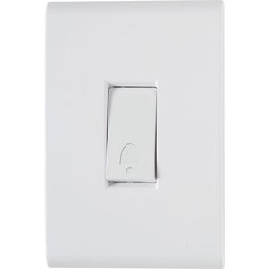 Conjunto 4x2 con 1 Pulsador Timbre Tramontina Liz 10 A 250 V Blanco