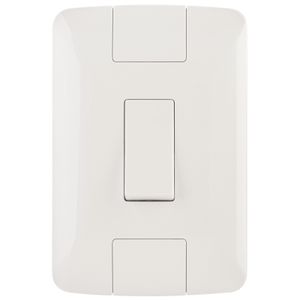 Conjunto 4x2 con 1 Interruptor Sencillo Tramontina Aria 10 A 250 V Bla