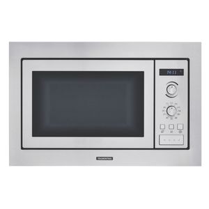 Microondas de embutir Tramontina Inox 60 25 L, con acero inxodable y acabamiento en Scotch Brite con 8 funciones