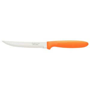 Juego de Cuchillos para Asado Tramontina Ipanema con Láminas de Acero Inoxidable y Mangos de Polipropileno Naranja 12 Piezas