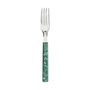 Tenedor de Mesa Tramontina Casa Natal con Lámina de Acero Inoxidable y Mango de Polipropileno Verde