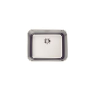 Cubeta Bajo poner Tramontina Dora 50 BL R6 de Acero Inoxidable Cepillado con Válvula 50 x 40 cm