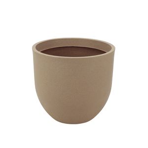Maceta Tramontina Laos en Polietileno Granito Arena 54 cm