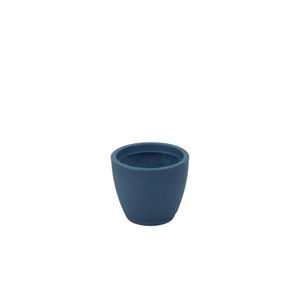 Maceta Tramontina Asteca en Polietileno Azul Turquesa con Plato 24 cm