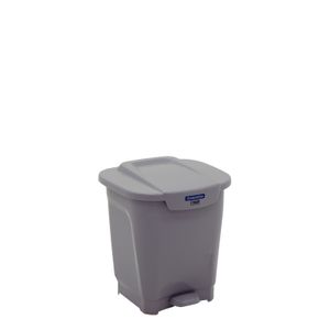 Basurero Tramontina T-Force en Polipropileno Gris 25 L